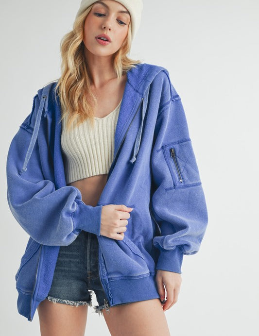 Fiori Hoodie Jacket | Jackets Daverri Fashions