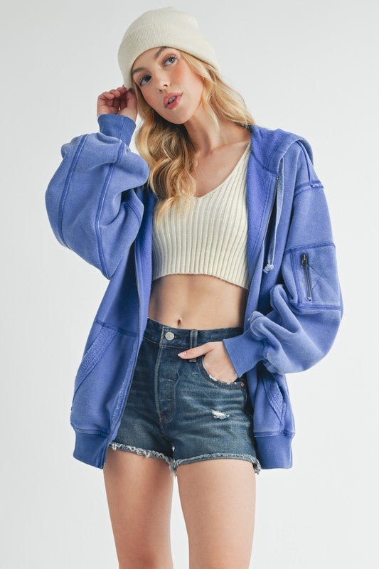 Fiori Hoodie Jacket Jackets