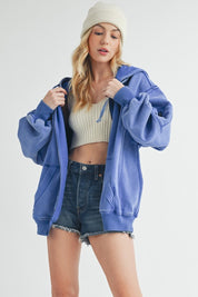 Fiori Hoodie Jacket | Jackets Daverri Fashions