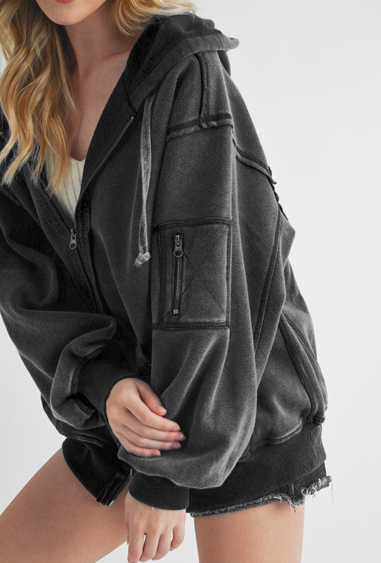 Fiori Hoodie Jacket Jackets