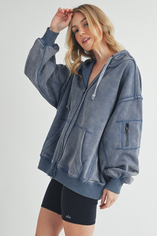 Fiori Hoodie Jacket Jackets