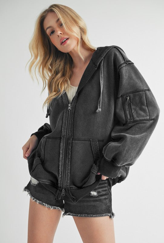 Fiori Hoodie Jacket Jackets