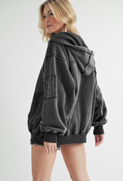 Fiori Hoodie Jacket | Jackets Daverri Fashions