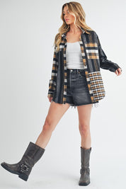 Lena Plaid Flannel Shirt | Shirts Daverri Fashions