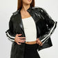 OVERSIZED MOTO PU JACKET - DAVERRI FASHIONS