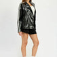 OVERSIZED MOTO PU JACKET - DAVERRI FASHIONS