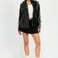OVERSIZED MOTO PU JACKET - DAVERRI FASHIONS