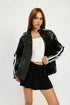 OVERSIZED MOTO PU JACKET - DAVERRI FASHIONS