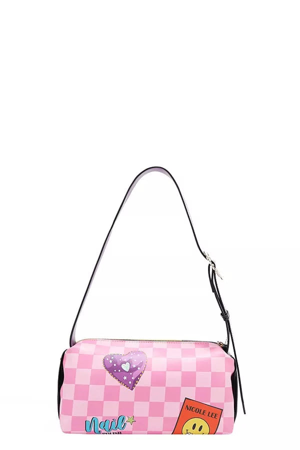 Nicole Lee USA Nail Polish Shoulder Bag | Daverri Fashions