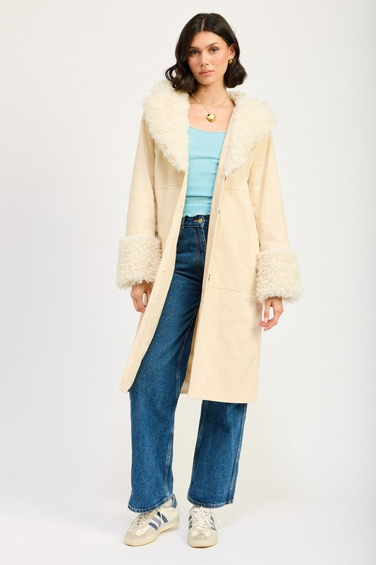 Midi Trench Coat IVORY Coats