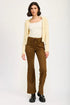 LACE UP SUEDE FLARED PANTS - DAVERRI FASHIONS