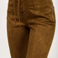 LACE UP SUEDE FLARED PANTS - DAVERRI FASHIONS