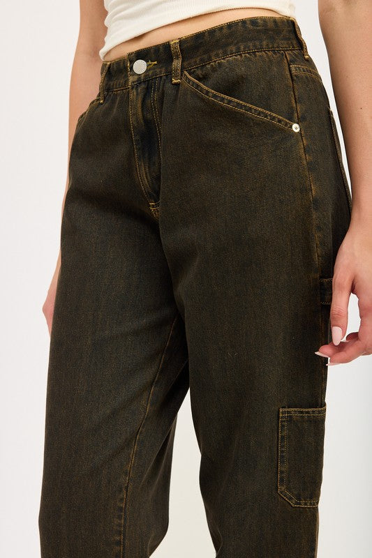 Mid Rise Front Pocket Jeans Bottoms