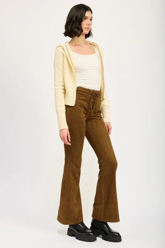 CROPPED HOODIE ZIP UP - DAVERRI FASHIONS