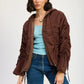 RUCHED PUFF JACKET - DAVERRI FASHIONS