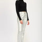 METALLIC FLARED PANTS - DAVERRI FASHIONS