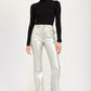 METALLIC FLARED PANTS - DAVERRI FASHIONS