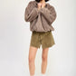 FUZZY HOODED JACKET - DAVERRI FASHIONS