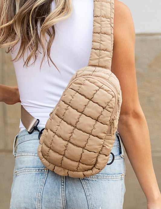 Quilted Crossbody Sling Bag Handbags