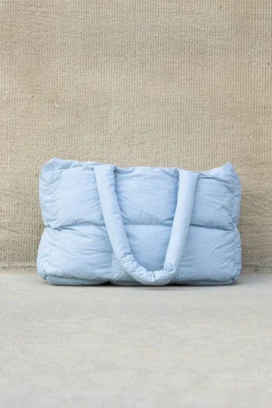 Daphne Puffer Tote - DAVERRI FASHIONS