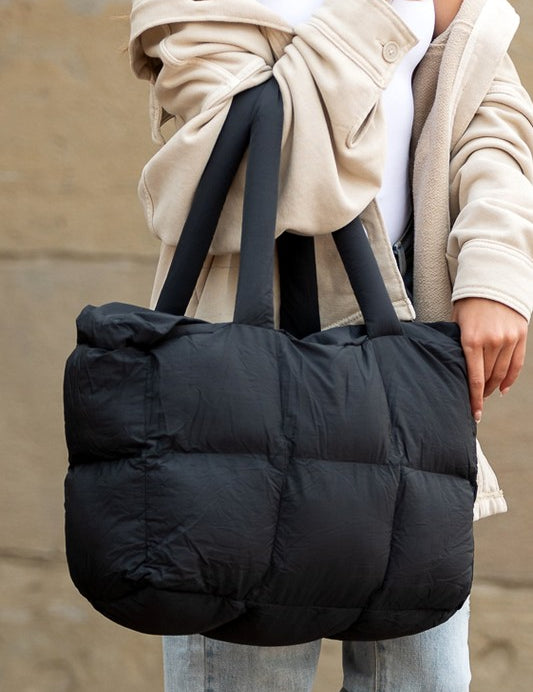 Daphne Puffer Tote | Daverri Fashions
