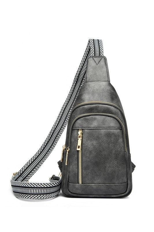 Genevive Sling Crossbody - DAVERRI FASHIONS