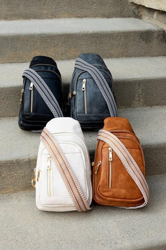 Genevive Sling Crossbody - DAVERRI FASHIONS