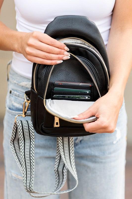 Genevive Sling Crossbody - DAVERRI FASHIONS