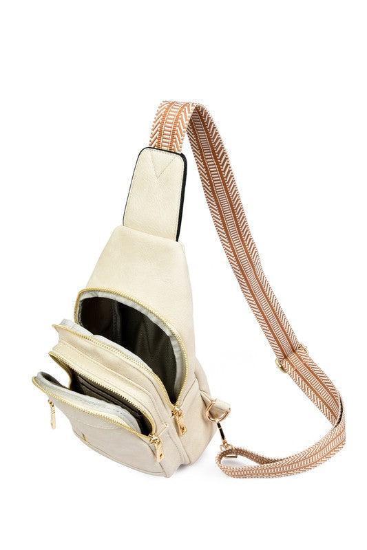 Genevive Sling Crossbody - DAVERRI FASHIONS