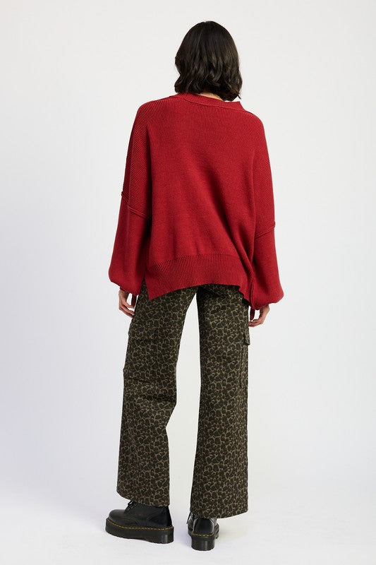 MID RISE WIDE LEG CARGO PANTS | Cargo Pants Daverri Fashions