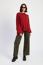 MID RISE WIDE LEG CARGO PANTS | Cargo Pants Daverri Fashions