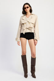 Emory Park Short Trench Style Jacket