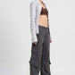 CARGO PANTS WITH POCKET DETAIL