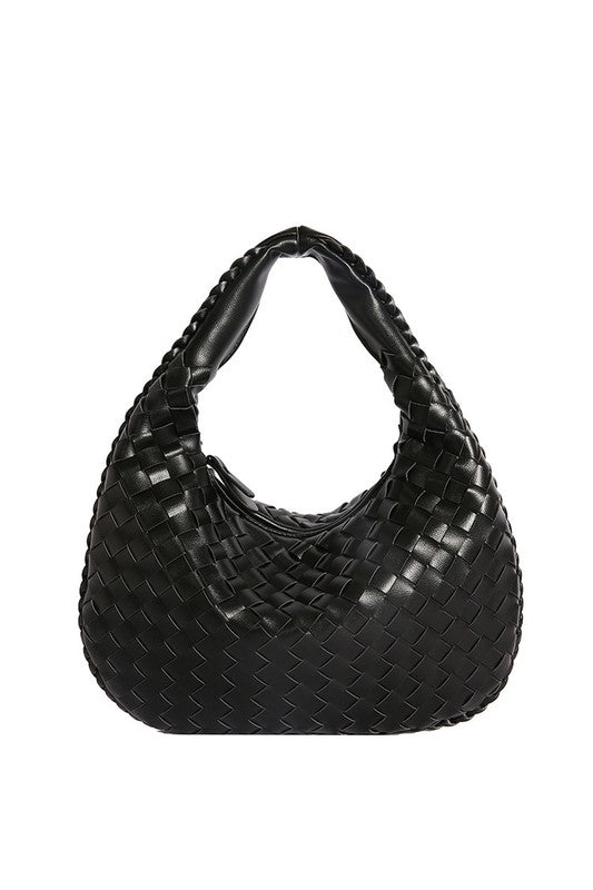 Butter Soft Vegan Leather Woven Handbag Handbags