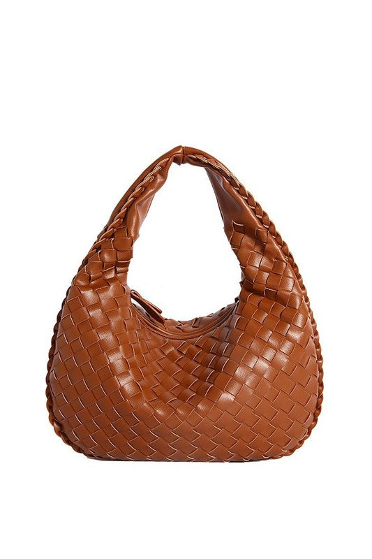 Butter Soft Vegan Leather Woven Handbag Handbags