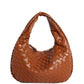 Butter Soft Vegan Leather Woven Handbag Handbags