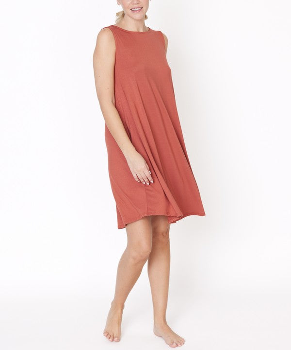 Bamboo Daytime Hepburn Dress Midi Dresses