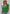 Cropped Sleeveless knit cardigan vest Green Sweaters