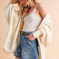 Janely Hooded Oversized Cardigan Cardigans