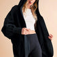 Janely Hooded Oversized Cardigan Cardigans