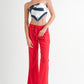 LINEN BOW TIE PANTS