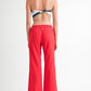 LINEN BOW TIE PANTS