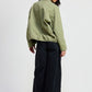 LONG SLEEVE COLLARED DENIM JACKET