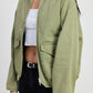 LONG SLEEVE COLLARED DENIM JACKET