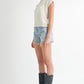 SLEEVELESS SWEATER TOP