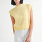 SLEEVELESS SWEATER TOP