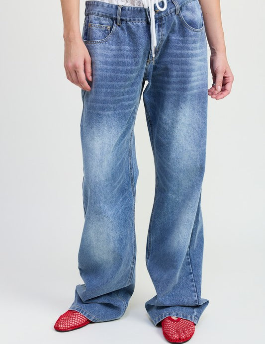 LOW RISE DENIM JEAN