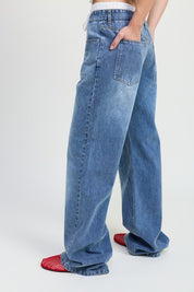 LOW RISE DENIM JEAN