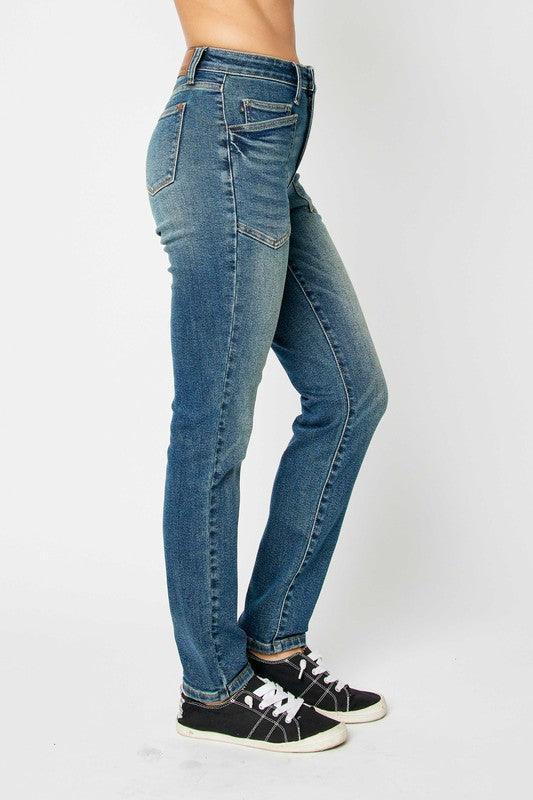 Judy Blue Full Size High Waist Skinny Jeans - DAVERRI FASHIONS
