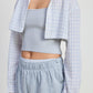 LONG SLEEVE COLLARED BUTTON UP SHIRT